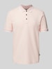 BOSS Poloshirt mit Label-Print Modell 'Parlay' Rosa