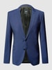 Strellson Slim Fit 2-Knopf-Sakko aus reiner Schurwolle Blau