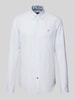 Tommy Hilfiger Business-Hemd mit Button-Down-Kragen Bleu