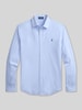 Polo Ralph Lauren Slim Fit Freizeithemd mit Logo-Stitching Hellblau