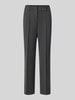 CAMBIO Regular Fit Schmale Hose mit Viskose-Baumwoll-Anteil Modell 'FARAH' Anthrazit