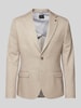 Zuitable Sakko mit Brustleistentasche Modell 'DiNick' Beige