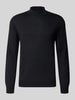 Christian Berg Men Regular Fit Turtleneck aus Woll-Mix Black
