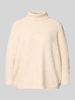 Someday Oversized pullover in gebreide look, model 'Tiola' Beige gemêleerd