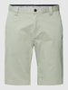 Tommy Jeans Chino-Shorts mit Stretch-Anteil Modell 'SCANTON' Olivgrün