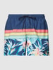 Quiksilver Badehose mit Allover-Muster Modell 'SPORT' Blau