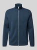 Marc O'Polo Regular Fit Strickjacke aus reiner Bio-Baumwolle Rauchblau