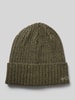 COLUMBIA Beanie mit Label-Stitching Modell 'WATCH' Gruen