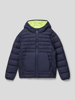 s.Oliver RED LABEL Steppjacke mit Känguru-Tasche Marineblau