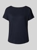 More & More T-shirt met boothals Marineblauw