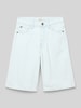 Garcia Bermudas im 5-Pocket-Design mit Label-Details Hellblau