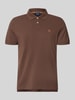 MCNEAL koszulka polo o kroju regular fit z wyhaftowanym logo Błotnisty