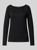 Monari Longsleeve aus Viskose Black