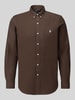 Polo Ralph Lauren Slim Fit Freizeithemd aus Baumwoll-Mix Schoko