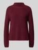 Marc O'Polo Langarmpullover mit Stehkragen Bordeaux