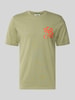 Scotch & Soda Regular Fit T-Shirt mit Logo-Print Grass