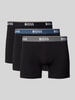 BOSS Boxershorts mit elastischem Logo-Bund im 3er-Pack Black