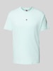 Tommy Jeans T-shirt o kroju regular fit z czystej bawełny z wyhaftowanym logo Turkusowy