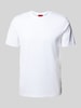 HUGO Regular Fit T-Shirt aus reiner Baumwolle Modell 'DIMERSTEE' Weiss