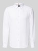 BOSS Koszula lniana o kroju regular fit z kołnierzykiem typu kent model ‘Liam’ Biały