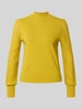 Zero Strickpullover aus Viskose-Mix mit Ballonärmeln GELB