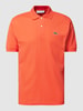 Lacoste Classic fit poloshirt met labelapplicatie Roze