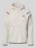 Under Armour Sweatjack met tweewegsritssluiting, model 'Unstoppable' Offwhite