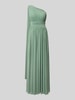 TROYDEN COLLECTION Maxikleid im One-Shoulder-Look mit Taillenband Mint