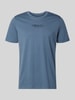 s.Oliver RED LABEL regular fit T-shirt van puur katoen Rookblauw