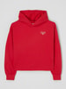 Garcia Hoodie mit Message-Print  Rot