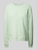 Marc O'Polo Denim Sweatshirt met labelprint Lichtgroen