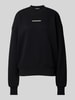 Armedangels Sweatshirt mit Label-Print Modell 'ALIZAA' Black