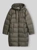 Marc O'Polo Regular Fit Daunenmantel mit Label-Print Oliv