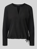 monari Regular Fit Bluse mit Brusttaschen Black