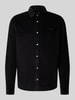 MCNEAL Regular Fit Freizeithemd mit Label-Stitching Black