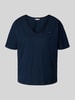 Tommy Hilfiger Regular fit T-shirt van puur katoen Marineblauw