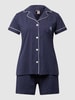 Lauren Ralph Lauren Pyjama van katoen Donkerblauw