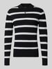 MCNEAL Strickpullover mit Polokragen Modell 'VERO' Black