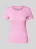 Montego T-Shirt in Ripp-Optik Pink