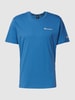 CHAMPION T-Shirt mit Label-Print Mittelgrau