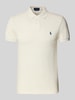 Polo Ralph Lauren Poloshirt met labelstitching Beige gemêleerd