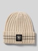 Blauer Usa Beanie van een mix van viscose en kasjmier Beige