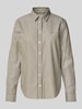 Gant Regular fit overhemdblouse van puur katoen met logostitching Lichtgroen