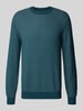 MCNEAL Strickpullover mit Rundhalsausschnitt Petrol