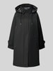 Barbour Regular fit lange jas van katoenmix, model 'SADIE' Zwart