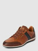 Pantofola dOro Sneakers van leer, model 'ROMA UOMO' Cognac 