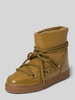 INUIKII boots met logodetail Olijfgroen