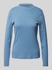 Christian Berg Woman Longsleeve mit Turtleneck Rauchblau