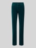 Christian Berg Woman straight fit jeans van katoenmix in corduroy look Petrol