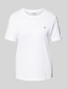 Gant T-shirt met labelprint Wit